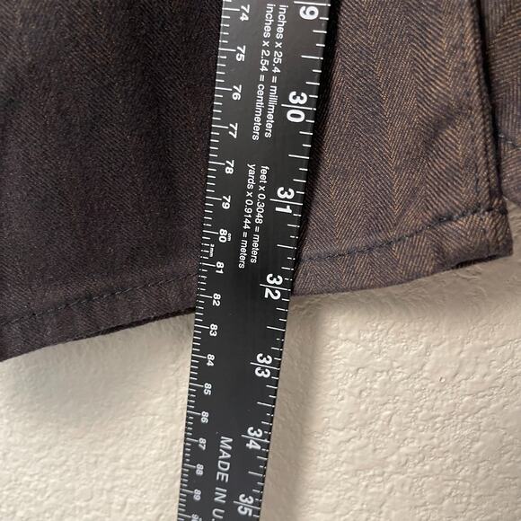 John Varvatos JV 701 Regular Fit Straight Leg Brown Stripe Pants 42 NWT - Picture 11 of 13